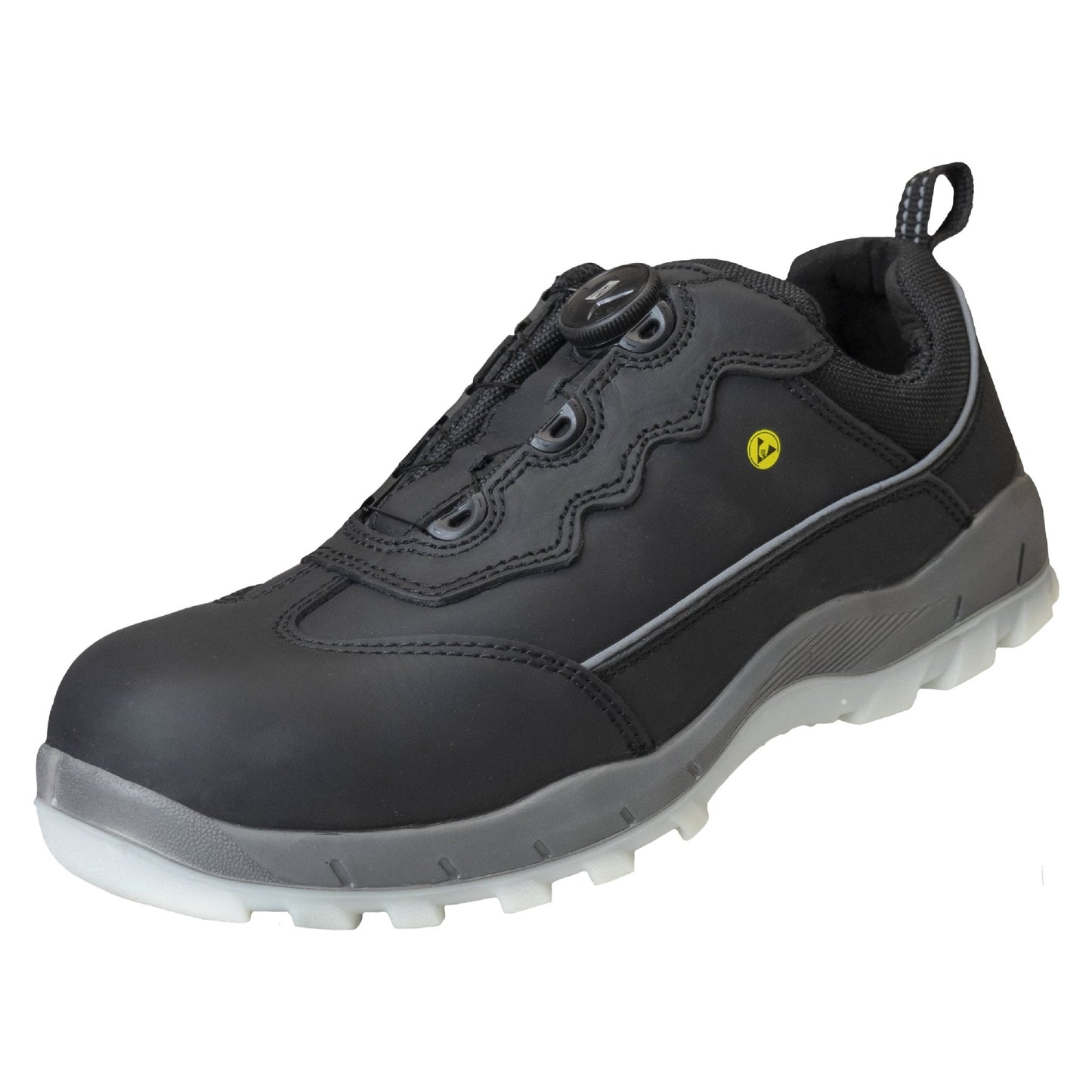 NITRAS SPORT STEP FIT, χαμηλά παπούτσια ασφαλείας, μαύρα