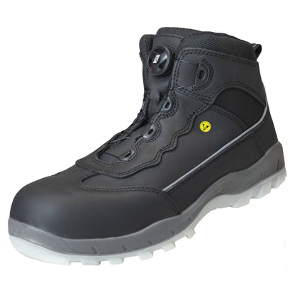 NITRAS SPORT STEP MID FIT, μπότες ασφαλείας, μεσαίου ύψους, μαύρο