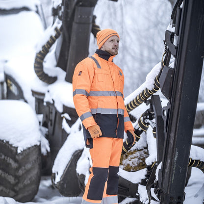 NITRAS MOTION TEX VIZ, πάρκο υψηλής ορατότητας, νέον πορτοκαλί / μπλε ναυτικό