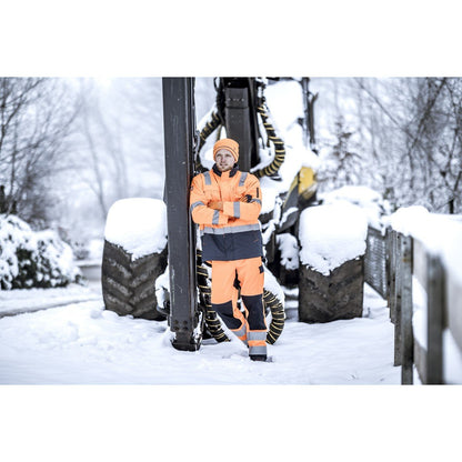 NITRAS MOTION TEX VIZ, πάρκο υψηλής ορατότητας, νέον πορτοκαλί / μπλε ναυτικό