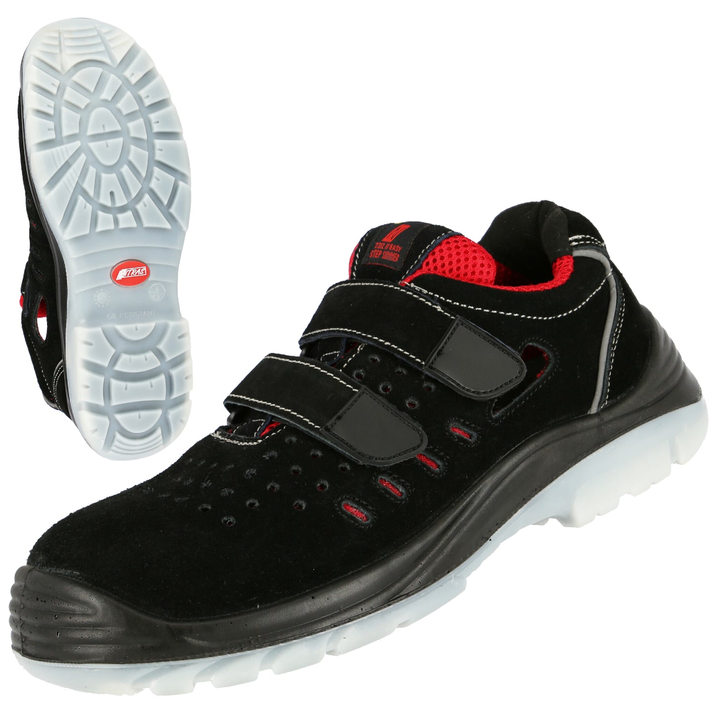 NITRAS EASY STEP SA, Πέδιλα ασφαλείας S1P, μαύρα