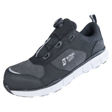 NITRAS SONIC STEP FIT, S3S FO HRO SC SR χαμηλά παπούτσια ασφαλείας, γκρι / μαύρο