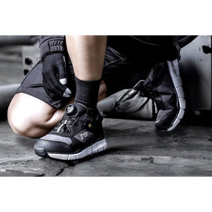 NITRAS SONIC STEP FIT, S3S FO HRO SC SR χαμηλά παπούτσια ασφαλείας, γκρι / μαύρο