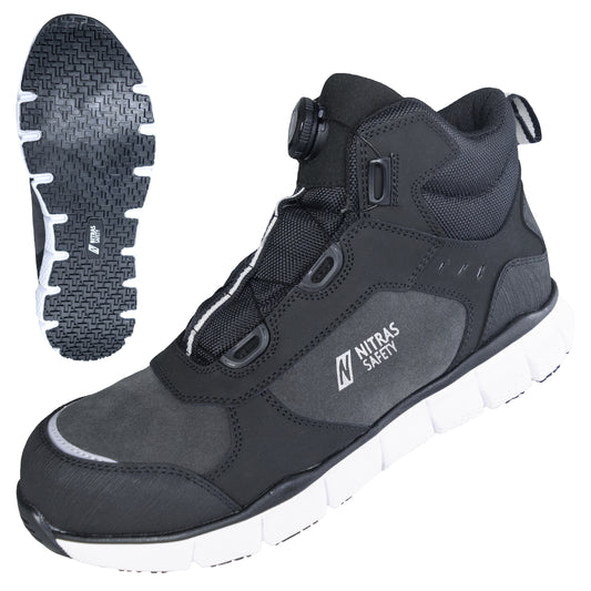 NITRAS SONIC STEP MID FIT, S3S FO HRO SC SR, μπότες ασφαλείας, μεσαίο ύψος