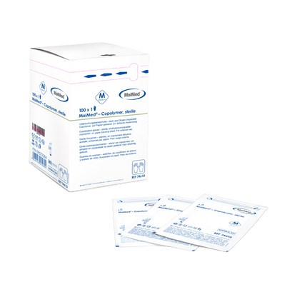 Αποστειρωμένα γάντια μιας χρήσης συμπολυμερούς MaiMed