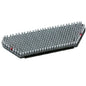 Μια κοντινή λήψη της Diversey Scheuerbürste Nylon (45x15 cm) για swingo XP M-ορθογώνιο, γκρι με πυκνά συσκευασμένες τρίχες και κόκκινες άκρες, Standardscheuerbürste Nylon (1 τεμάχιο), ιδανικό για τον αποτελεσματικό καθαρισμό, μπροστά από ένα λευκό φόντο.