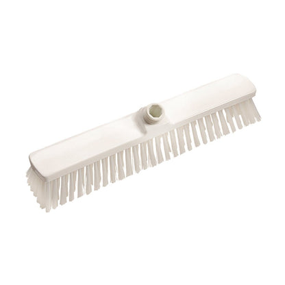 Η σκούπα αυλής Diversey Deutschland GmbH & Co. OHG 400x60x50 mm με μεσαίες σκληρές, λευκές τρίχες και κεντρικό σπείρωμα είναι ιδανική ως ορθογώνιος καθαριστής εξωτερικών χώρων για καθαρισμό σε εξωτερικούς χώρους.