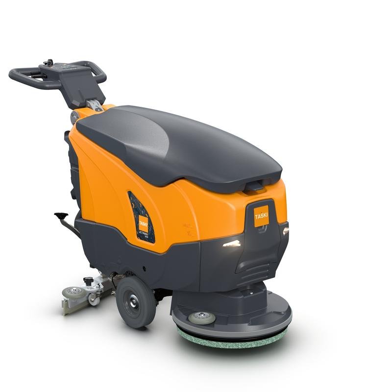 Η TASKI ULTIMAXX 900 SD43 P της Diversey είναι μια μηχανοκίνητη μηχανή καθαρισμού με δεξαμενή 20L και μονό δίσκο 43 cm - ιδανική για τον αποδοτικό καθαρισμό μεγάλων επιφανειών.