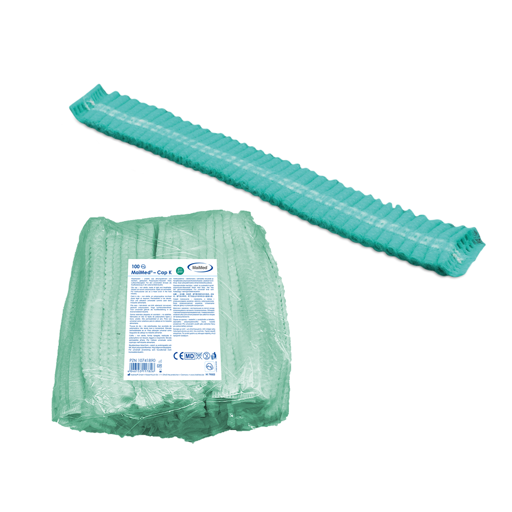 MaiMed-Cap K, καπάκι με κλιπ από PP, 100 τεμάχια/τσάντα