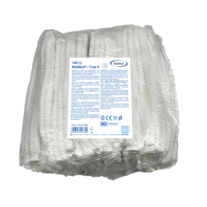 MaiMed-Cap K, καπάκι με κλιπ από PP, 100 τεμάχια/τσάντα