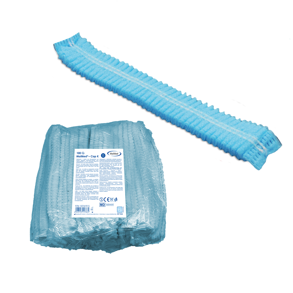 MaiMed-Cap K, καπάκι με κλιπ από PP, 100 τεμάχια/τσάντα