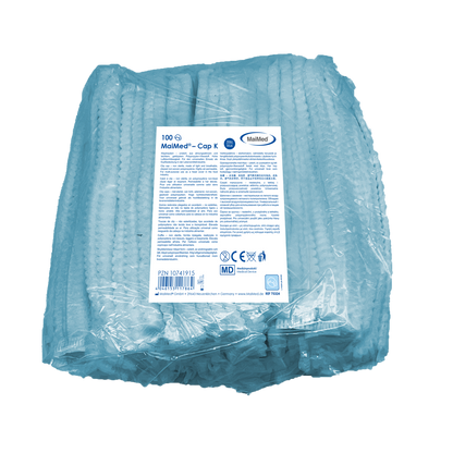 MaiMed-Cap K, καπάκι με κλιπ από PP, 100 τεμάχια/τσάντα