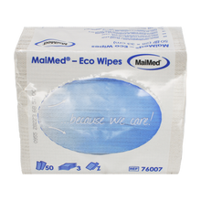 MaiMed- Eco Wipes - πανί σκουπίσματος & περιποίησης, 28x33cm ανακυκλωμένο χαρτομάντιλο, φυσικό λευκό, 3 στρώσεις, 50 τεμάχια/συσκευασία | Συσκευασία (50 τεμάχια)