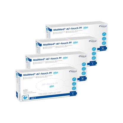Γάντια νιτριλίου μιας χρήσης Ni-touch MaiMed 100 τεμάχια/κουτί