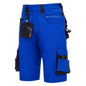 NITRAS MOTION TEX PRO FX, παντελόνι εργασίας, κοντό, royal blue / μαύρο