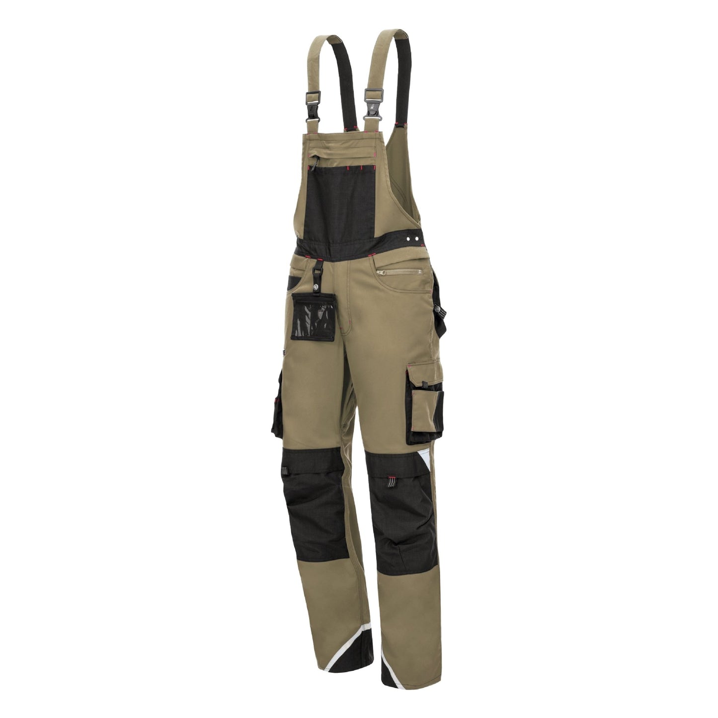 NITRAS MOTION TEX PRO FX, dungarees, χακί / μαύρο