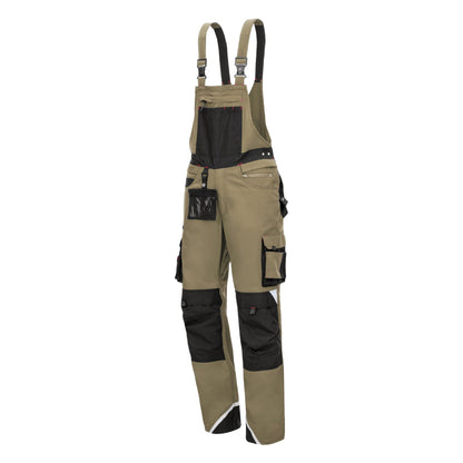 NITRAS MOTION TEX PRO FX, dungarees, χακί / μαύρο