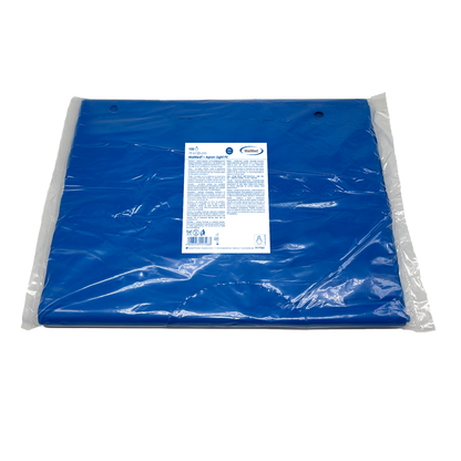 MaiMed-Apron Light PE, ποδιά από PE 75x120cm μπλε, 100 τεμάχια/συσκευασία, φραγμένη, λεία επιφάνεια | Συσκευασία (100 τεμάχια)
