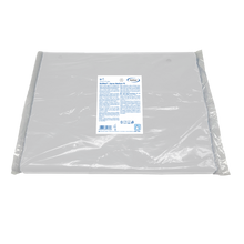 MaiMed-Apron Medium PE, ποδιά από PE 75x115cm λευκή, 50 τεμάχια/συσκευασία, φραγμένη, λεία επιφάνεια | Συσκευασία (50 τεμάχια)