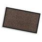 Eine rechteckige Nölle Profi Brush Schmutzfangmatte braun meliert von Nölle Profi Brush Bürsten- & Pinseltechnik e.K. mit strukturierter Oberfläche und schwarzer Umrandung, dargestellt von oben auf weißem Hintergrund.