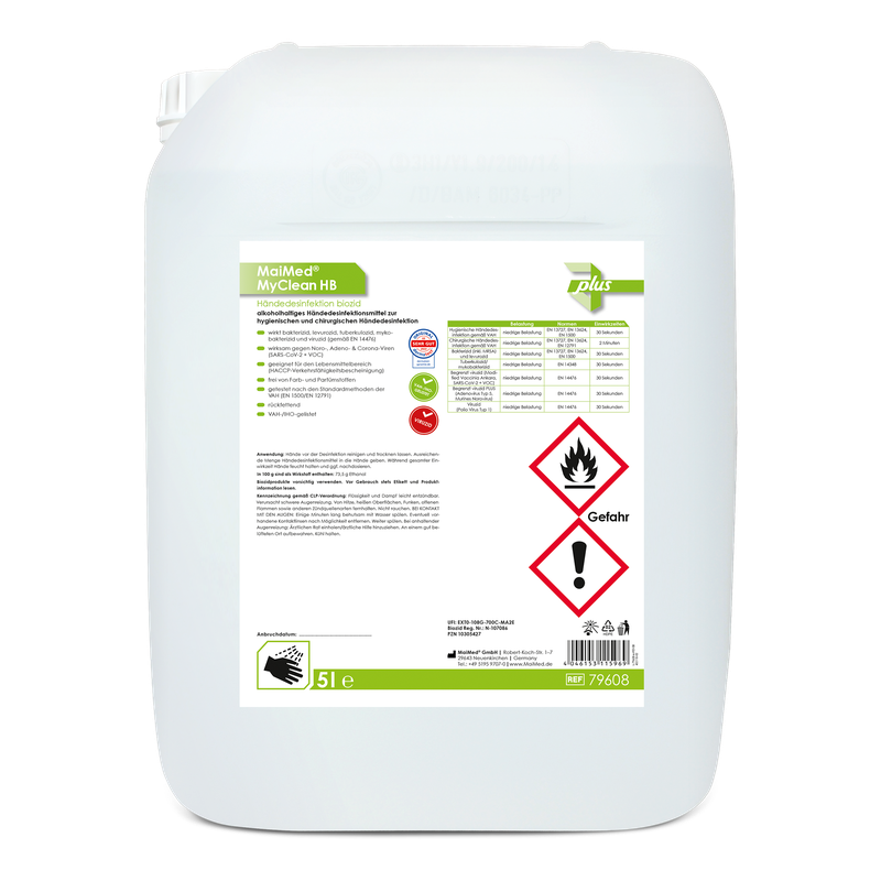 MaiMed MyClean HB βιοκτόνο απολύμανσης χεριών