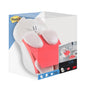 Der Post-it® Z-Notes Dispenser Katze in Weiß fasst pinke Super Sticky Z-Notes (76x76 mm, 90 Blatt) der 3M Deutschland GmbH, die in einer übersichtlichen Verpackung mit Post-it und Produktabbildungen präsentiert werden.