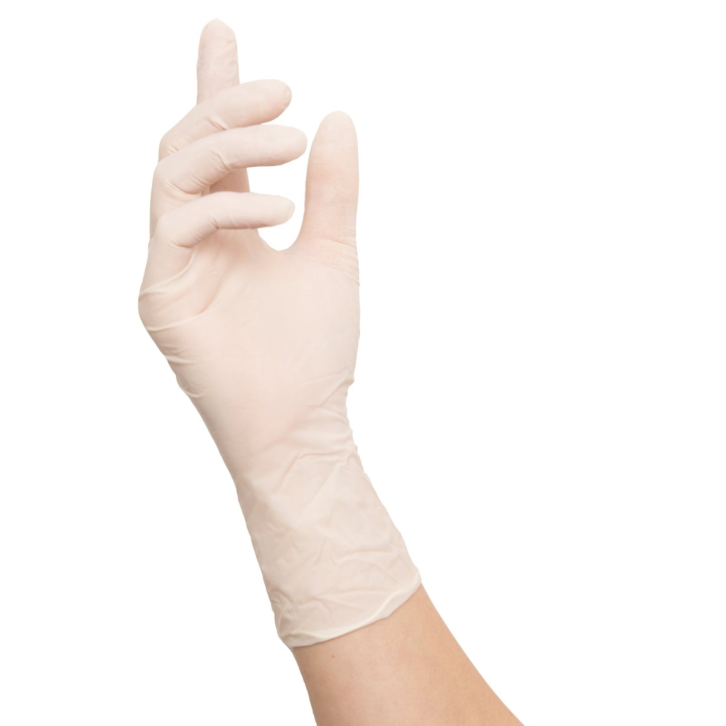 NITRAS IDEAL CARE, λάτεξ γάντια μιας χρήσης, λευκά