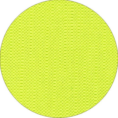 Eine Nahaufnahme der PAPSTAR Tischdecke, Tissue „ROYAL Collection“ von PAPSTAR GmbH zeigt ihre runde, gelbe Oberfläche mit kleinen, erhabenen Noppen, die ihre hochwertige Tissue-Qualität hervorheben.