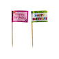 Με τις PAPSTAR GmbH διακοσμητικές οδοντογλυφίδες "Happy Birthday"-σημαιάκια (8 εκ., πακέτο των 20) προσδίδετε στις λιχουδιές του πάρτι σας μια εορταστική πινελιά - διασκεδαστικές, πολύχρωμες διακοσμήσεις για κάθε πάρτι γενεθλίων!.