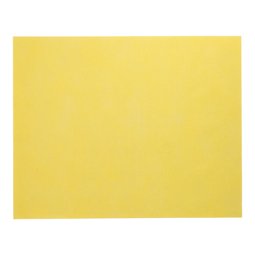 Τα Starpak 100 σετ τραπεζιού, παρόμοιο με ύφασμα, Vlies "soft selection" (30x40 cm) σε απλό κίτρινο προσφέρουν ως κομψή διακόσμηση τραπεζιού ή σετ τοποθέτησης έναν στυλάτο τόνο για κάθε περίσταση. Απεικονίζονται σε λευκό φόντο.