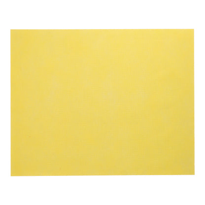 Τα Starpak 100 σετ τραπεζιού, παρόμοιο με ύφασμα, Vlies "soft selection" (30x40 cm) σε απλό κίτρινο προσφέρουν ως κομψή διακόσμηση τραπεζιού ή σετ τοποθέτησης έναν στυλάτο τόνο για κάθε περίσταση. Απεικονίζονται σε λευκό φόντο.