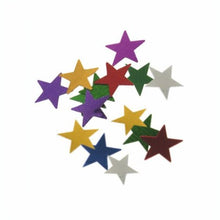 Το πολύχρωμο PAPSTAR διακοσμητικό "Stars" (χρωματιστό φύλλο Ø 1 cm, 20 g) της PAPSTAR GmbH προσθέτει πολύχρωμες πινελιές ως διακόσμηση τραπεζιού σε λευκό φόντο.