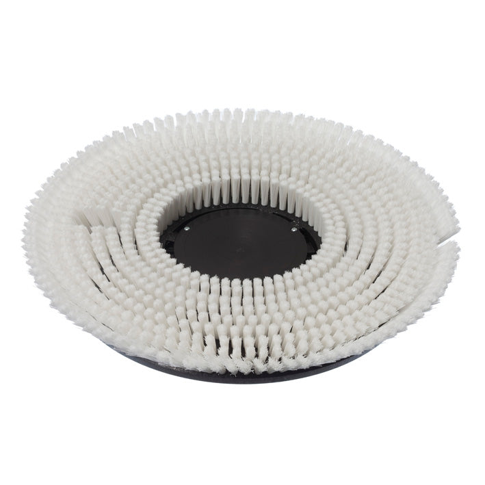 Η βούρτσα υγρού σαμπουάν Diversey (Ø 43 cm) διαθέτει πυκνές, ομόκεντρες τρίχες σε μαύρη βάση, ιδανική για τον καθαρισμό χαλιών με TASKI ergodisc 165, 200 ή duo. Παρέχεται ως μεμονωμένο κομμάτι ανά συσκευασία.