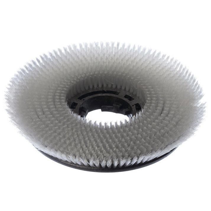 Η βούρτσα καθαρισμού Waschbeton (50 cm) από την Diversey Deutschland GmbH & Co. OHG διαθέτει πυκνές λευκές, λοξές τρίχες και ένα μαύρο πλαστικό σώμα με υποδοχές, κατάλληλο για μηχανές swingo 1255. Συσκευασία: 1 τεμάχιο.