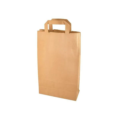 Μια PAPSTAR 50 τσάντα μεταφοράς της PAPSTAR GmbH από χαρτί με λαβές στέκεται όρθια μπροστά σε λευκό φόντο και υπογραμμίζει τον απλό και φιλικό προς το περιβάλλον σχεδιασμό της.