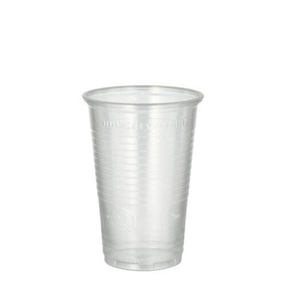 Το Starpak 25 ποτήρι από PP (0,2l, Ø7,03cm, 9,9cm) είναι διαφανές με οριζόντιες αυλακώσεις και ελαφρώς εκτεταμένο χείλος – ιδανικό για το δρόμο.