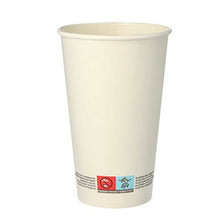 Το 50 ποτήρια, χαρτί 0,4 l της PAPSTAR GmbH είναι ένα ψηλό, απλό λευκό ποτήρι μιας χρήσης με κυλιόμενο χείλος και πολυγλωσσικές οδηγίες απόρριψης τυπωμένες στον πυθμένα.