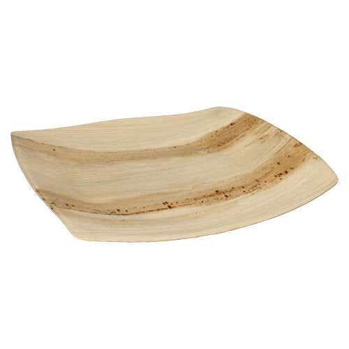 Το PAPSTAR 25 πιάτο, από φύλλο φοίνικα "pure" φυσικό "QUADRATO" της PAPSTAR GmbH είναι ένα τετράγωνο, επίπεδο, φιλικό προς το περιβάλλον πιάτο μιας χρήσης με στρογγυλεμένες άκρες, λείες επιφάνειες, ορατές υφές και φυσικές πιο σκοτεινές ρίγες.