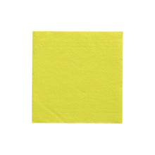 Οι PAPSTAR χαρτοπετσέτες 1/4-δίπλωμα, 24x24 cm σε λεμονί χρώμα από τη "DAILY Collection" της PAPSTAR GmbH (20 τεμάχια) βρίσκονται για κομψή διακόσμηση τραπεζιού στη φωτογραφία τετράγωνες σε λευκό φόντο και δείχνουν το δομημένο, φρέσκο χρώμα τους.