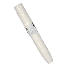 Ένα πακέτο 50 λευκών θερμομονωτικών κύπελλων Starpak (PP, 0,25 l, Ø 7,8 cm, 11 cm) σε διαφανή μεμβράνη με ετικέτα στο κέντρο - ιδανικό για ζεστά ροφήματα λόγω της εξαιρετικής μόνωσης.