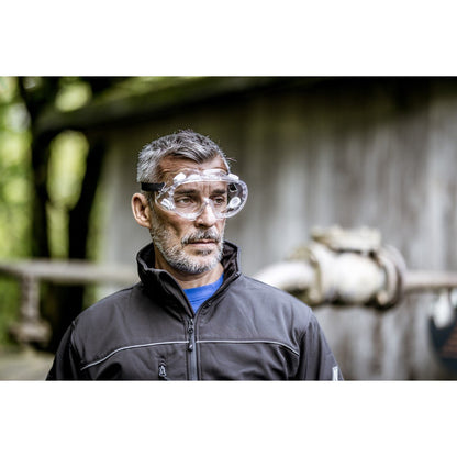 NITRAS VISION PROTECT BASIC, γυαλιά πλήρους όρασης, διαφανή / διαφανή, EN 166 | Συσκευασία (10 τεμάχια)