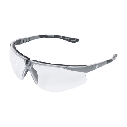 NITRAS VISION PROTECT PREMIUM, γυαλιά κροταφιού, διαφανή / γκρι, ISO 16321-1 πλαστικό | Συσκευασία (12 τεμάχια)