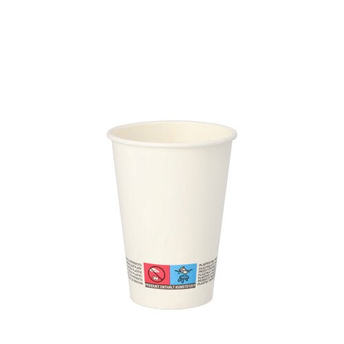 Το Starpak 80 Automatenbecher είναι ένα απλό, λευκό ποτήρι To Go 0,18 l (7 cm Ø, 9,2 cm ύψος) από χαρτί με εκτυπωμένο κόκκινο σύμβολο «No Fire» και μπλε σύμβολο ανακύκλωσης στη βάση - ιδανικό για αυτόματους πωλητές ή ποτά για το δρόμο. Συσκευασία με 80 τεμάχια.