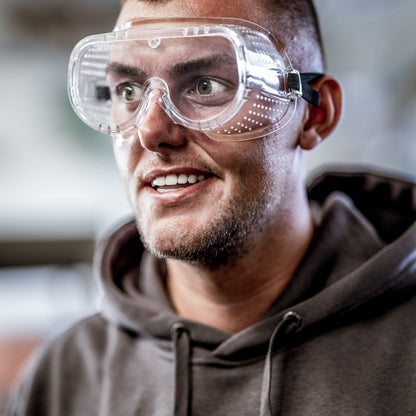 NITRAS VISION PROTECT BASIC, γυαλιά πλήρους όρασης, διαφανή, EN 166 PVC | Συσκευασία (1 τεμάχιο)