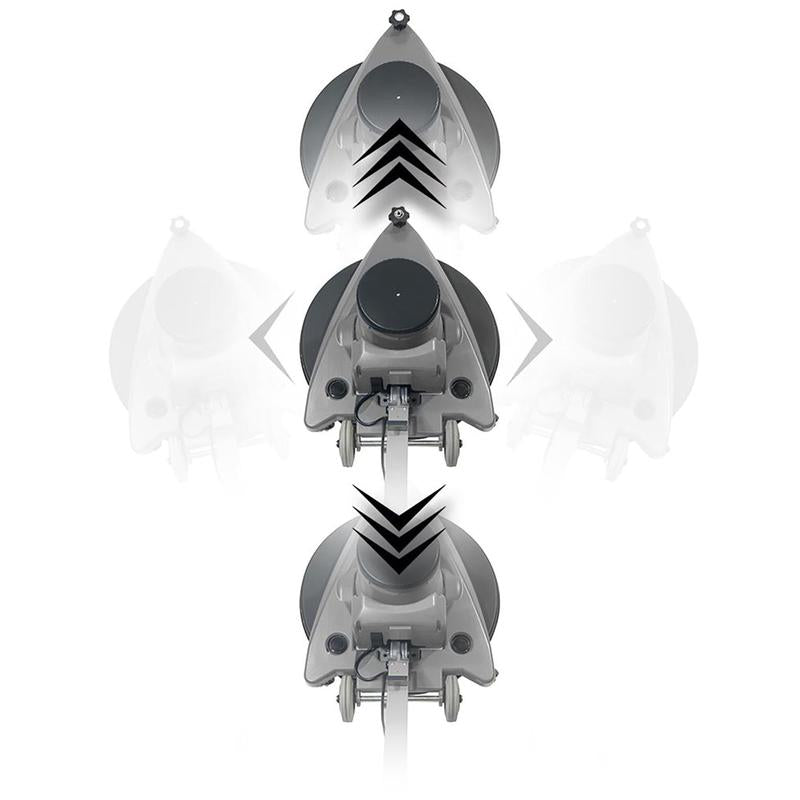 Numatic μονοδισκομηχανή HNS1550G, γκρι/γραφίτη, 508 mm, 1500 rpm. συμπεριλαμβανομένης της πινακίδας οδήγησης | Συσκευασία (1 τεμάχιο)