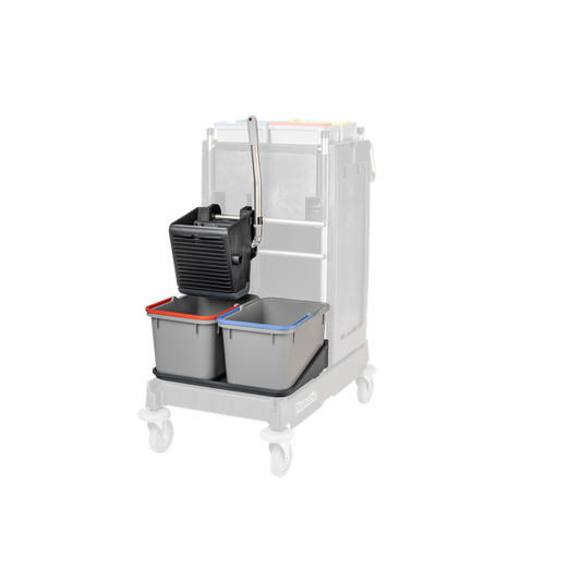 Numatic SRK1S μαύρο - VA γενική πρέσα, 2 x 17 L κουβά γκρι, μπολ για κουβά | Συσκευασία (1 τεμάχιο)