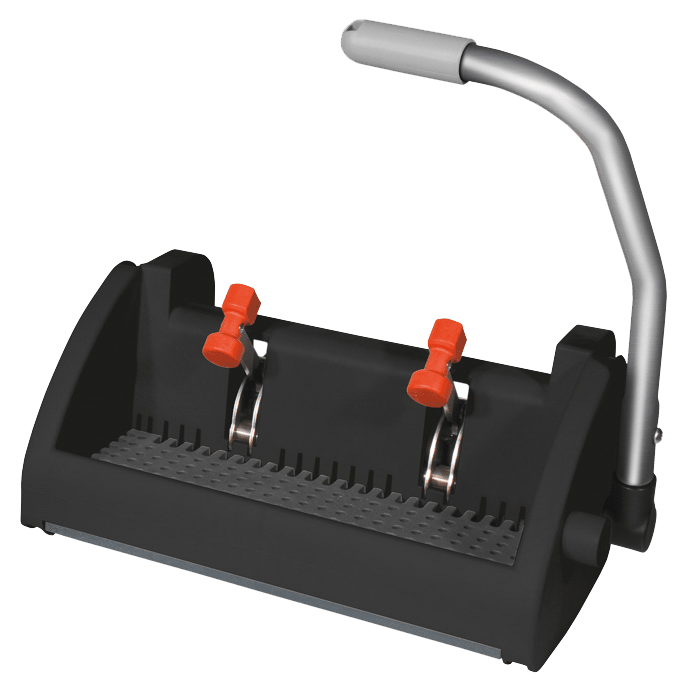 Numatic επίπεδη πρέσα, μαύρο, με μοχλό από ανοξείδωτο χάλυβα, reflo | Συσκευασία (1 τεμάχιο)