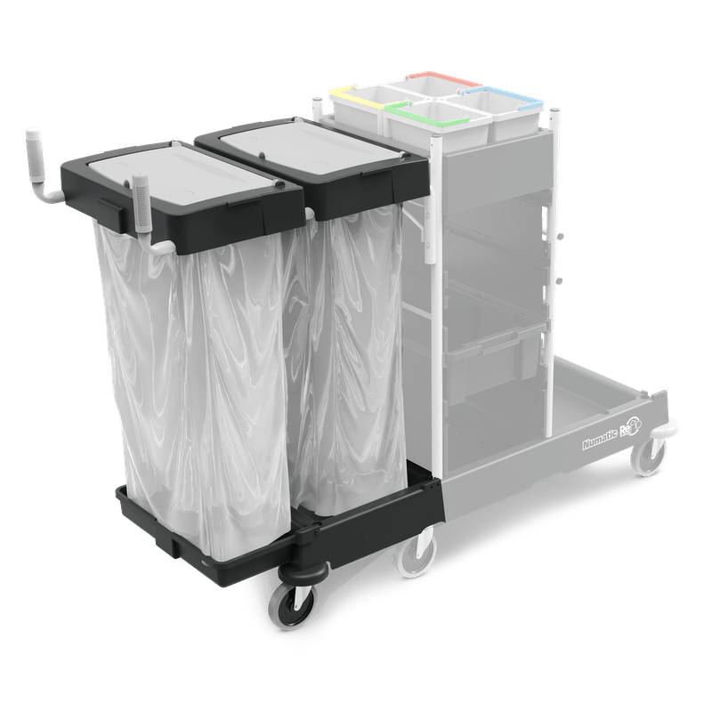 Σετ επέκτασης μονάδας Numatic waste 240 λίτρων για SM-4, με βαφή πούδρας, μαύρο (Reflo) | Συσκευασία (1 τεμάχιο)