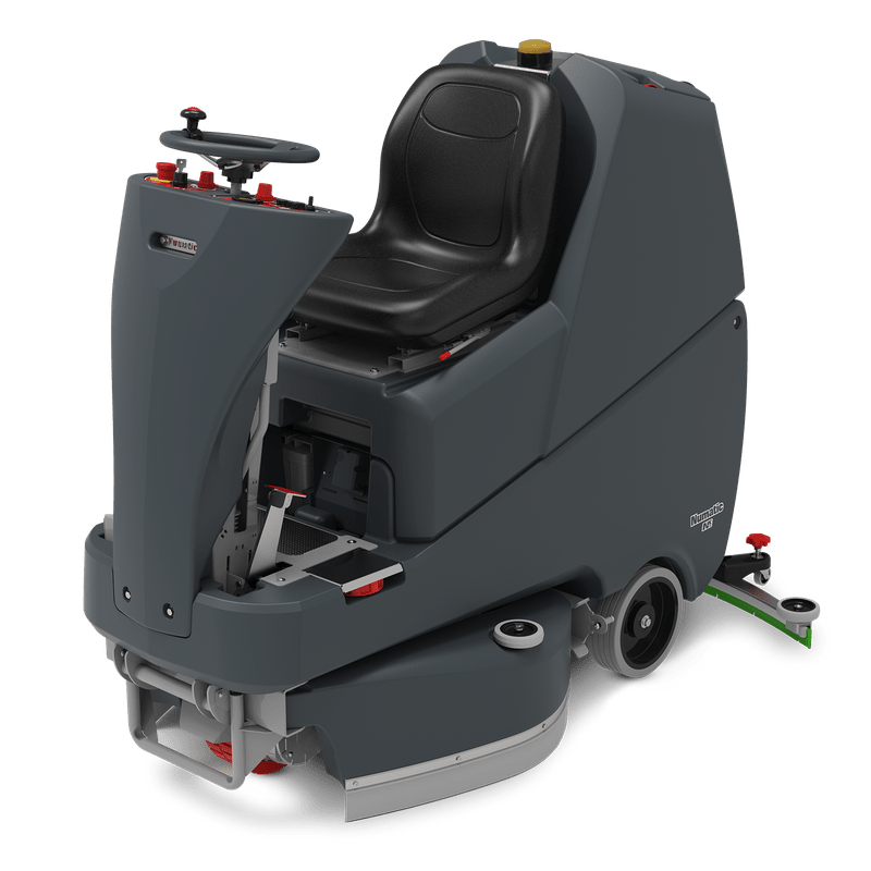Numatic tride-on scrubber dryer TVL850T incl. ενσωματωμένος φορτιστής και βούρτσες TenTec | Συσκευασία (1 τεμάχιο)