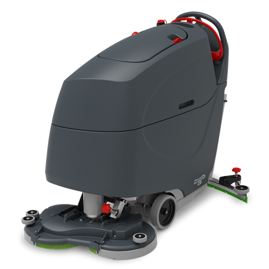 Numatic scrubber dryer μπαταρίας TBL8572 incl. ενσωματωμένος φορτιστής + 2 βούρτσες TenTec κόκκινο 606303 (UN3481) ΧΩΡΙΣ Α | Συσκευασία (1 τεμάχιο)